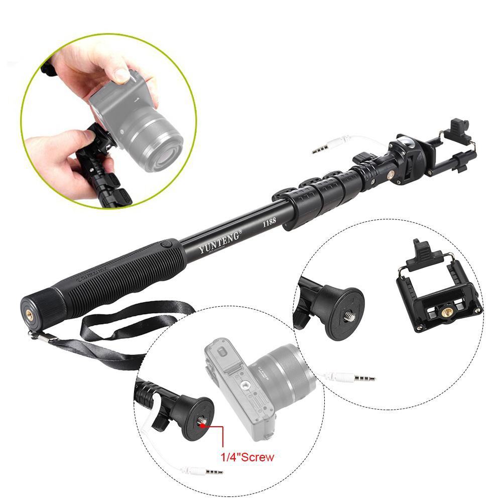 Miniatura 3 de Palo de Selfie Monopod YT1288 mas Contro